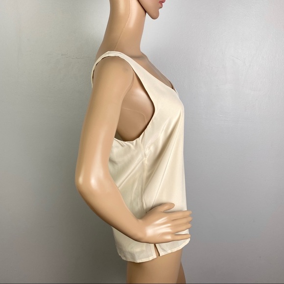 NEW CAMI NYC REVOLVE BEIGE SILK TOP - Picture 4 of 7